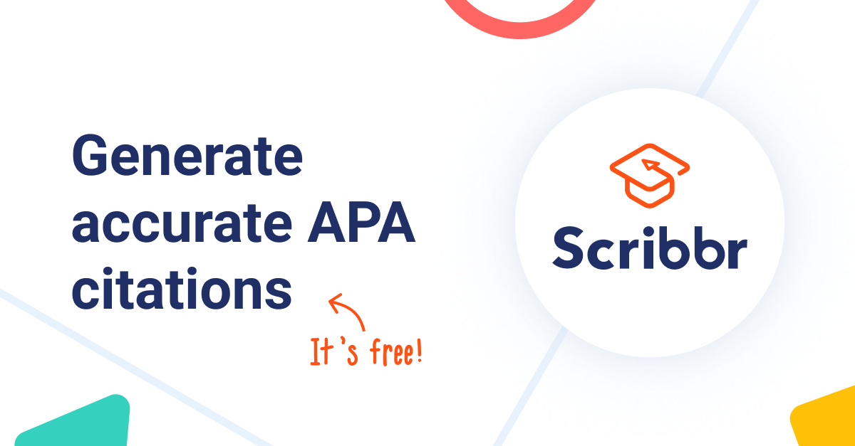 Apa Reference Generator Free Verified By Experts Scribbr